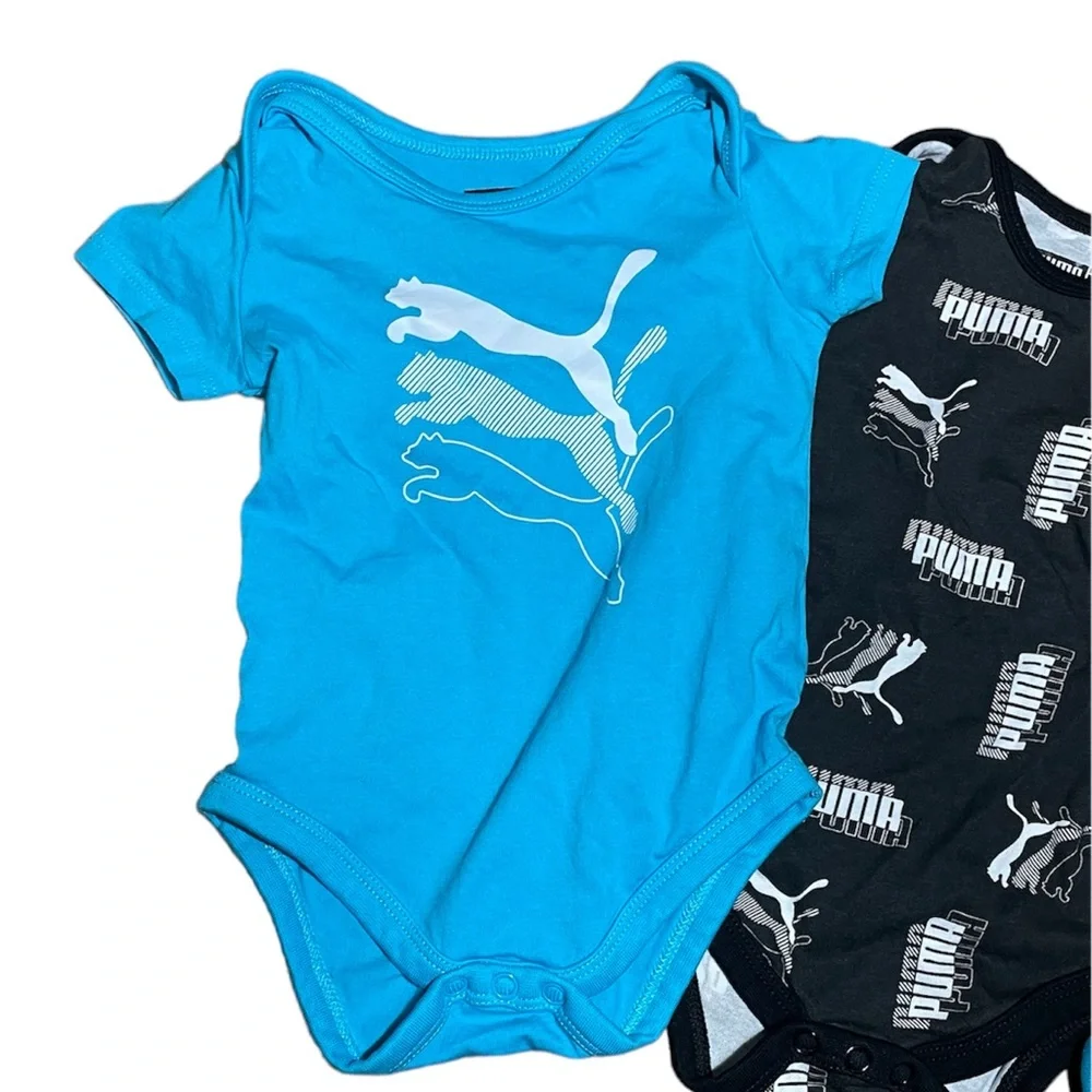 Puma 3-6 months body suits